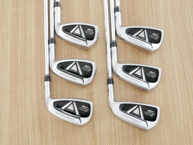 Iron set : PRGR : ชุดเหล็ก PRGR ID Nabla X Black มีเหล็ก 5-Pw (6 ชิ้น) ก้านเหล็ก SSIII 95 M-43 Flex S