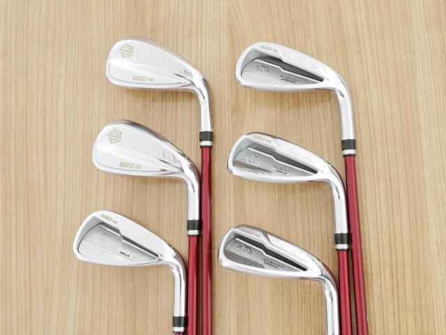 Iron set : Katana : ชุดเหล็ก Katana Voltio NINJA 880Hi Silver (รุ่นท็อปสุด ออกปี 2018 ตีง่าย ไกล สวยมากๆ) มีเหล็ก 7-Pw,Aw,Sw (6 ชิ้น) ก้านกราไฟต์ Fujikura Speeder 361 Flex SR