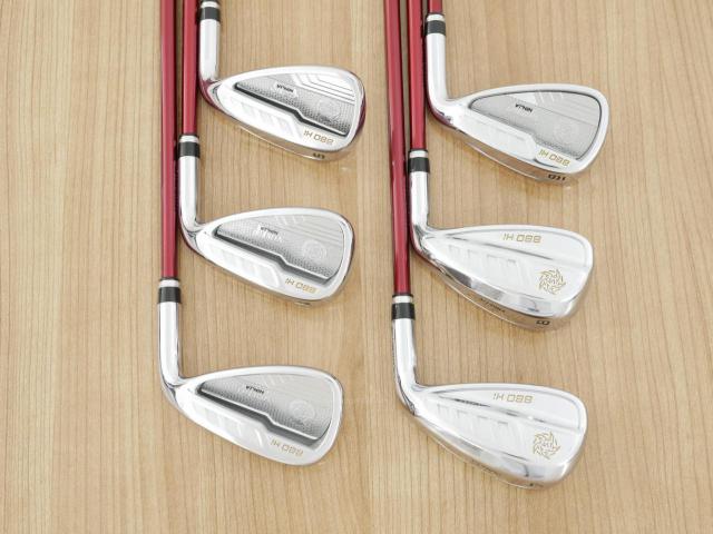 Iron set : Katana : ชุดเหล็ก Katana Voltio NINJA 880Hi Silver (รุ่นท็อปสุด ออกปี 2018 ตีง่าย ไกล สวยมากๆ) มีเหล็ก 7-Pw,Aw,Sw (6 ชิ้น) ก้านกราไฟต์ Fujikura Speeder 361 Flex SR