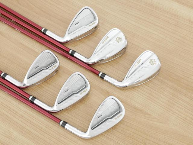 Iron set : Katana : ชุดเหล็ก Katana Voltio NINJA 880Hi Silver (รุ่นท็อปสุด ออกปี 2018 ตีง่าย ไกล สวยมากๆ) มีเหล็ก 7-Pw,Aw,Sw (6 ชิ้น) ก้านกราไฟต์ Fujikura Speeder 361 Flex SR