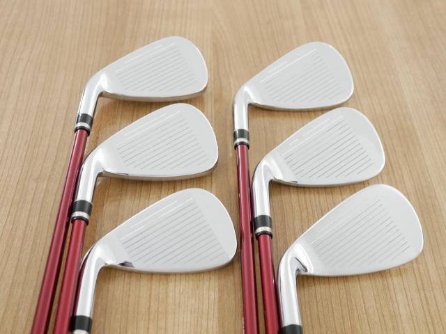 Iron set : Katana : ชุดเหล็ก Katana Voltio NINJA 880Hi Silver (รุ่นท็อปสุด ออกปี 2018 ตีง่าย ไกล สวยมากๆ) มีเหล็ก 7-Pw,Aw,Sw (6 ชิ้น) ก้านกราไฟต์ Fujikura Speeder 361 Flex SR
