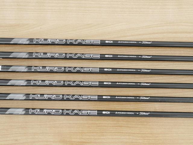 Iron set : Titleist : ชุดเหล็ก Titleist T200 (รุ่นปี 2020) มีเหล็ก 6-Pw,48 (6 ชิ้น) ก้านกราไฟต์ Mitsubishi KUROKAGE 60i Flex R