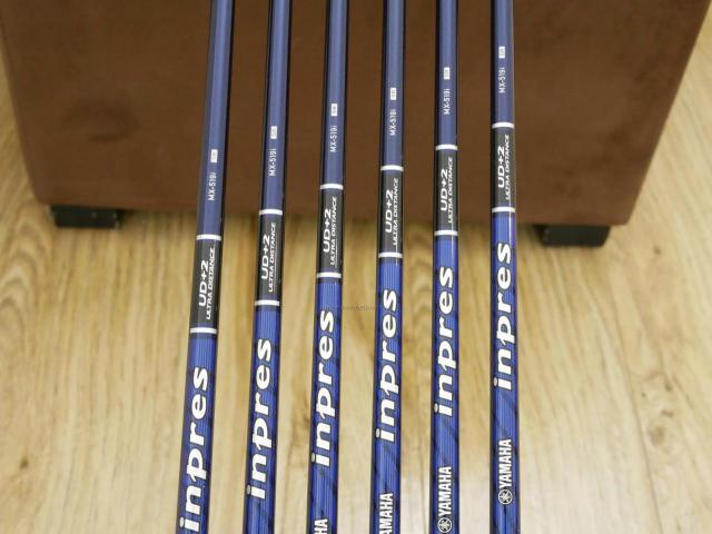 Iron set : Yamaha : ชุดเหล็ก Yamaha Inpres UD+2 (ออกปี 2019 ตีไกลที่สุด ไกลกว่าเหล็กทั่วไป 2 เบอร์ หน้าเด้ง COR 0.822) มีเหล็ก 6-Pw,Aw (6 ชิ้น) ก้านกราไฟต์ Flex SR