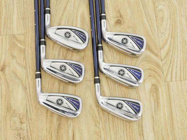 Iron set : Yamaha : ชุดเหล็ก Yamaha Inpres UD+2 (ออกปี 2019 ตีไกลที่สุด ไกลกว่าเหล็กทั่วไป 2 เบอร์ หน้าเด้ง COR 0.822) มีเหล็ก 6-Pw,Aw (6 ชิ้น) ก้านกราไฟต์ Flex SR
