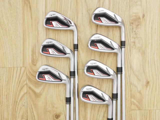 Iron set : Honma : ชุดเหล็ก Honma Tour World GS (ออกปี 2021 ใบใหญ่ ตีง่าย ไกล) มีเหล็ก 5-11 (7 ชิ้น) ก้านเหล็ก NS Pro 950 Neo Flex S