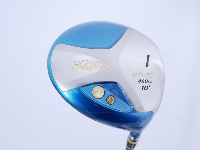 Driver : Honma : **ก้าน 5 ดาว** ไดรเวอร์ Honma HT-01 C+ (460cc. สเปคพิเศษ หน้าเด้งเกินกฏ) Loft 10 ก้าน ARMRQ 6 (49) Flex R (5 ดาว)