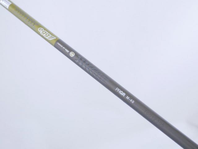 Driver : PRGR : ไดรเวอร์ PRGR Super EGG (ปี 2019 หน้าเด้งเกินกฏ COR 0.86) Loft 10.5 ก้าน M-40 Flex SR