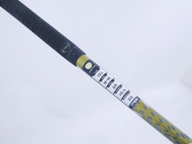 Driver : PRGR : ไดรเวอร์ PRGR Super EGG (ปี 2019 หน้าเด้งเกินกฏ COR 0.86) Loft 10.5 ก้าน M-40 Flex SR