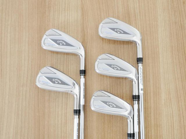 Iron set : Callaway : **ของใหม่ ยังไม่แกะพลาสติก** ชุดเหล็ก Callaway Paradym Ai Smoke Max Fast (ออกปี 2024 ตีง่ายมาก ไกล Japan Spec.) มีเหล็ก 6-Pw (5 ชิ้น) ก้านเหล็ก NS Pro ZELOS 7 Flex S
