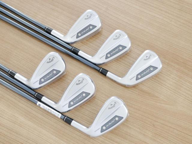 Iron set : Callaway : **ของใหม่ ยังไม่แกะพลาสติก** ชุดเหล็ก Callaway APEX Ai300 Forged (รุ่นล่าสุด ออกปี 2024) มีเหล็ก 5-Pw (6 ชิ้น) ก้านกราไฟต์ UST Mamiya RECOIL DART 6 Flex R