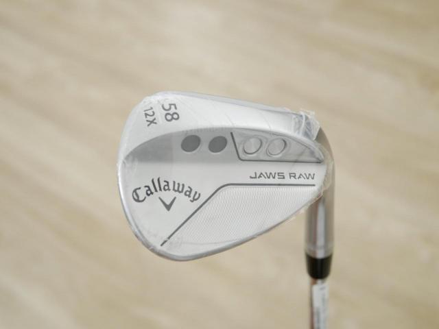 Wedge : Callaway : **ของใหม่ ยังไม่แกะพลาสติก** Wedge Callaway JAWS RAW (รุ่นใหม่ ปี 2023) Loft 58 ก้านเหล็ก NS Pro Modus 115 Flex S