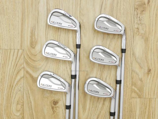 Iron set : Epon : ชุดเหล็ก EPON AF-502 Forged มีเหล็ก 5-Pw (6 ชิ้น) ก้านเหล็ก Shimada K'S-Tour Lite Flex R