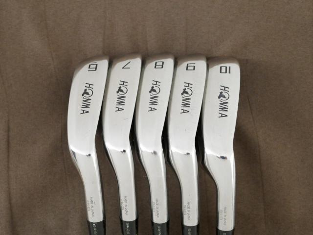 Iron set : Honma : ชุดเหล็ก Honma LB-515 (ใบใหญ่มาก หน้าเด้ง ตีง่ายมาก) มีเหล็ก 6-10 (5 ชิ้น) ก้านเหล็ก NS Pro 850 Flex S