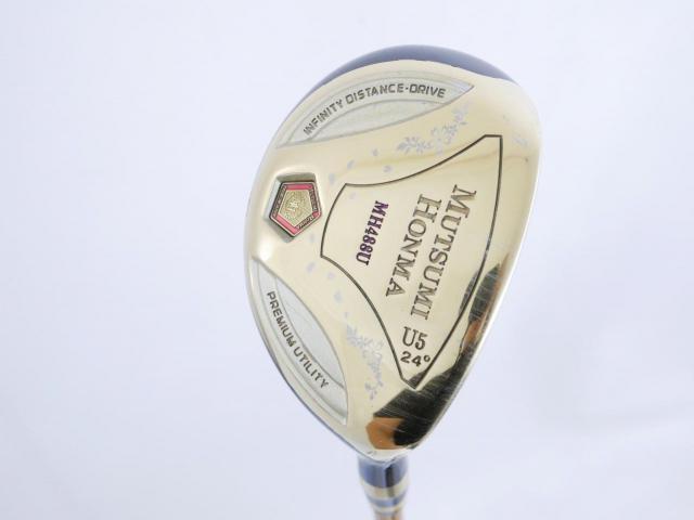 Fairway Wood : Other Brand : ไม้กระเทย Mutsumi Honma MH488U Loft 24 Flex SR