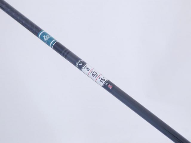 Fairway Wood : callaway : หัวไม้ 3 Callaway ELYTE (ออกปี 2025) Loft 15 ก้าน Mitsubishi TENSEI 60 Flex S