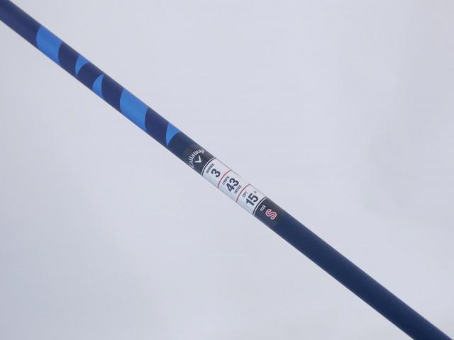 Fairway Wood : callaway : หัวไม้ 3 Callaway Paradym (รุ่นปี 2023 Japan Spec.) Loft 15 (ปรับได้) ก้าน Fujikura Ventus TR 5 Flex S