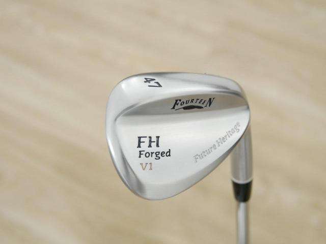 Wedge : Fourteen : **มีตำหนิ** Wedge Fourteen FH Forged V1 Loft 47 ก้านเหล็ก NS Pro 950 HT Wedge Flex