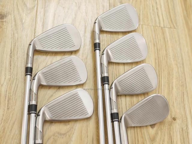 Iron set : Taylormade : ชุดเหล็ก Taylormade SIM2 MAX (รุ่นล่าสุด ออกปี 2021 ตีง่าย ไกล) มีเหล็ก 5-Pw,Sw (7 ชิ้น) ก้านเหล็ก KBS MAX 85 Flex R