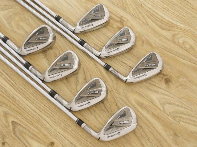 Iron set : Taylormade : ชุดเหล็ก Taylormade SIM2 MAX (รุ่นล่าสุด ออกปี 2021 ตีง่าย ไกล) มีเหล็ก 5-Pw,Sw (7 ชิ้น) ก้านเหล็ก KBS MAX 85 Flex R