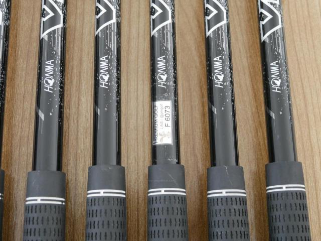 Iron set : Honma : ชุดเหล็ก Honma Tour World TW757B (ออกปี 2022) มีเหล็ก 5-Pw (6 ชิ้น) ก้านกราไฟต์ Honma VIZARD IB-WF 100 Flex S