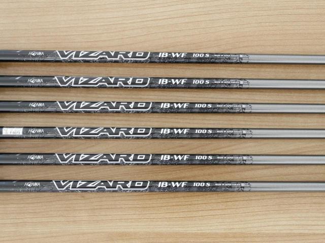 Iron set : Honma : ชุดเหล็ก Honma Tour World TW757B (ออกปี 2022) มีเหล็ก 5-Pw (6 ชิ้น) ก้านกราไฟต์ Honma VIZARD IB-WF 100 Flex S