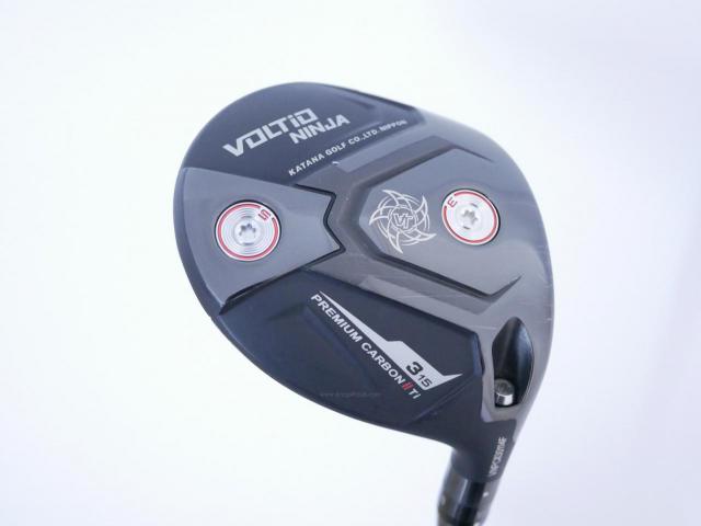 Fairway Wood : Katana : หัวไม้ 3 Katana Voltio NINJA Premium Carbon II TI (รุ่นใหม่ล่าสุด ออกปี 2025 ตีไกลมากๆ) Loft 15 ก้าน Tour AD VG-02F Flex S