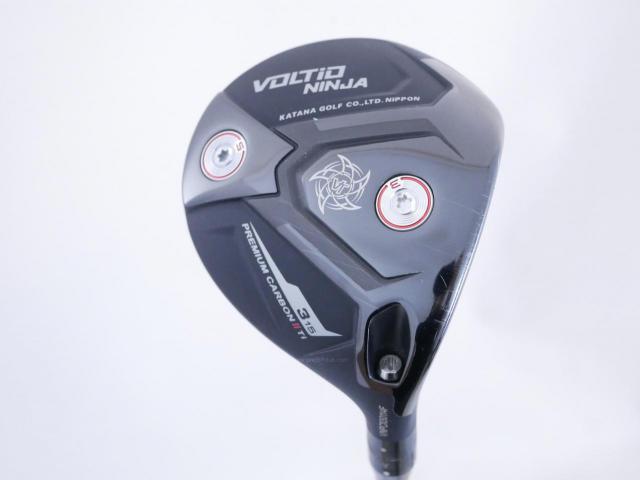 Fairway Wood : Katana : หัวไม้ 3 Katana Voltio NINJA Premium Carbon II TI (รุ่นใหม่ล่าสุด ออกปี 2025 ตีไกลมากๆ) Loft 15 ก้าน Tour AD VG-02F Flex S