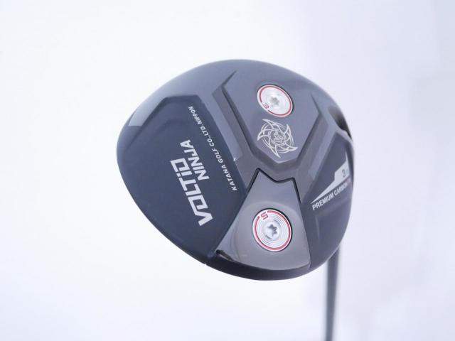 Fairway Wood : Katana : หัวไม้ 3 Katana Voltio NINJA Premium Carbon II TI (รุ่นใหม่ล่าสุด ออกปี 2025 ตีไกลมากๆ) Loft 15 ก้าน Tour AD VG-02F Flex S