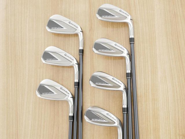 Iron set : Taylormade : ชุดเหล็ก Taylormade Stealth (ออกปี 2022 Japan Spec.) มีเหล็ก 6-Pw,Aw,Sw (7 ชิ้น) ก้านกราไฟต์ Mitsubishi Tensei TM60 Flex S