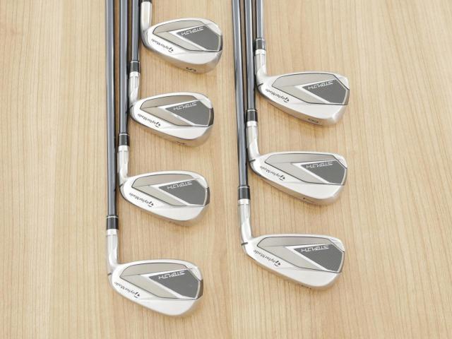 Iron set : Taylormade : ชุดเหล็ก Taylormade Stealth (ออกปี 2022 Japan Spec.) มีเหล็ก 6-Pw,Aw,Sw (7 ชิ้น) ก้านกราไฟต์ Mitsubishi Tensei TM60 Flex S