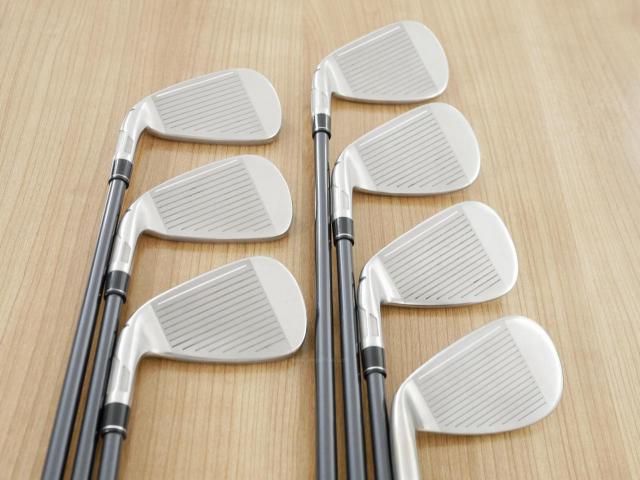 Iron set : Taylormade : ชุดเหล็ก Taylormade Stealth (ออกปี 2022 Japan Spec.) มีเหล็ก 6-Pw,Aw,Sw (7 ชิ้น) ก้านกราไฟต์ Mitsubishi Tensei TM60 Flex S