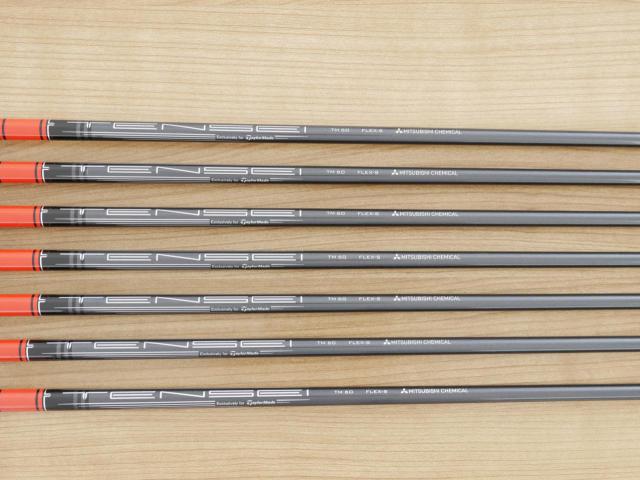 Iron set : Taylormade : ชุดเหล็ก Taylormade Stealth (ออกปี 2022 Japan Spec.) มีเหล็ก 6-Pw,Aw,Sw (7 ชิ้น) ก้านกราไฟต์ Mitsubishi Tensei TM60 Flex S