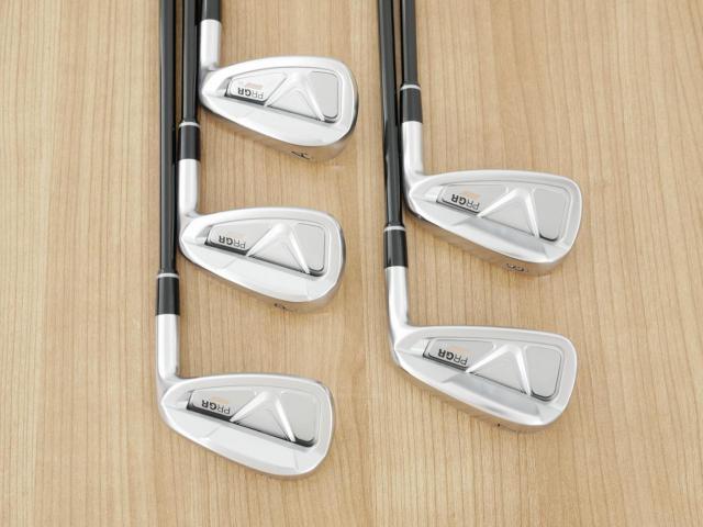 Iron set : PRGR : ชุดเหล็ก PRGR 05 Forged (รุ่นปี 2023) มีเหล็ก 7-Pw,Aw (5 ชิ้น) ก้านกราไฟต์ Fujikura MCI Flex SR