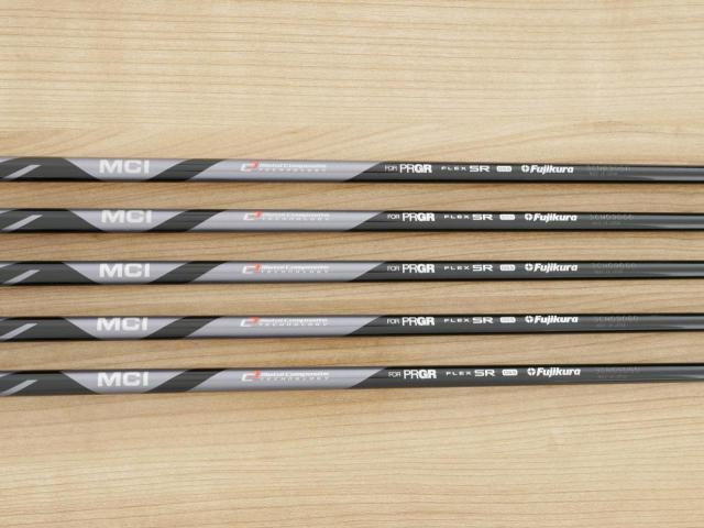 Iron set : PRGR : ชุดเหล็ก PRGR 05 Forged (รุ่นปี 2023) มีเหล็ก 7-Pw,Aw (5 ชิ้น) ก้านกราไฟต์ Fujikura MCI Flex SR