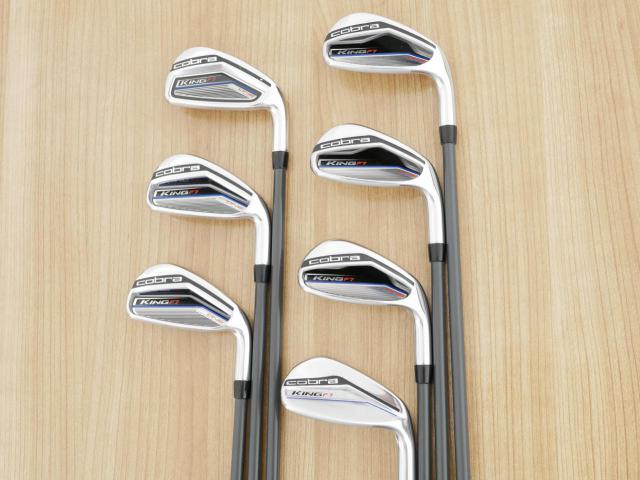 Iron set : Other Brand : ชุดเหล็ก Cobra King F7 One (รุ่นปี 2019) มีเหล็ก 5-Pw,Aw (7 ชิ้น) ก้านกราไฟต์ Fujikura Pro 63 Flex R