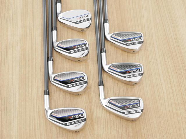 Iron set : Other Brand : ชุดเหล็ก Cobra King F7 One (รุ่นปี 2019) มีเหล็ก 5-Pw,Aw (7 ชิ้น) ก้านกราไฟต์ Fujikura Pro 63 Flex R