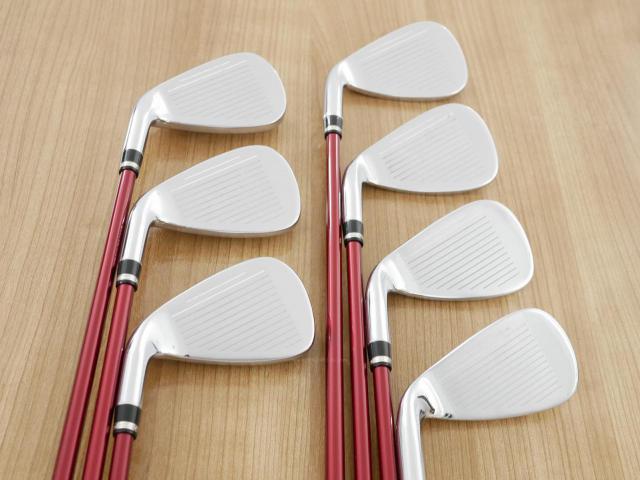 Iron set : Katana : ชุดเหล็ก Katana Voltio NINJA 880Hi Silver (รุ่นท็อปสุด ออกปี 2018 ตีง่าย ไกล สวยมากๆ) มีเหล็ก 6-Pw,Aw,Sw (7 ชิ้น) ก้านกราไฟต์ Fujikura Speeder 361 Flex R