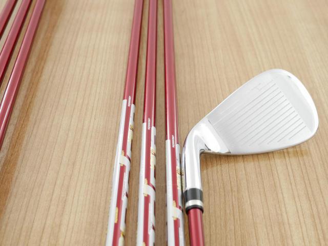 Iron set : Katana : ชุดเหล็ก Katana Voltio NINJA 880Hi Silver (รุ่นท็อปสุด ออกปี 2018 ตีง่าย ไกล สวยมากๆ) มีเหล็ก 6-Pw,Aw,Sw (7 ชิ้น) ก้านกราไฟต์ Fujikura Speeder 361 Flex R