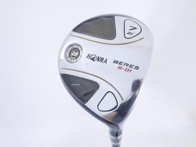 Fairway Wood : Honma : **ก้าน 3 ดาว** หัวไม้ 7 Honma Beres S-01 Loft 21 ก้าน ARMRQ 6 (49) FLex S (3 ดาว)