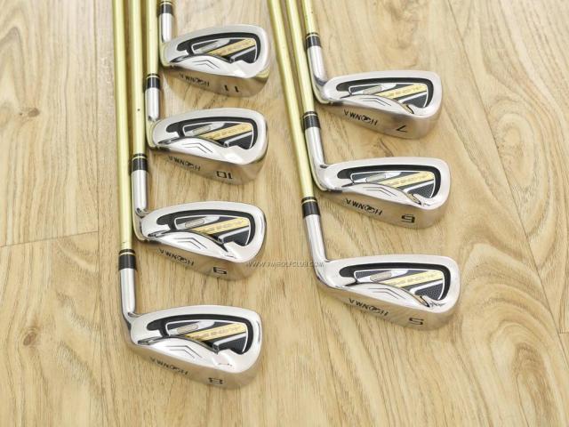 Iron set : Honma : ชุดเหล็ก Honma AMAZING Spec II (หน้าเด้ง โกงองศา ไกลมากๆ) มีเหล็ก 5-11 (7 ชิ้น ระยะเทียบเท่า 4-Pw) ก้าน ARMRQ 6 (45) Flex R (2 ดาว)