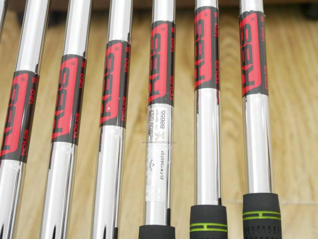 Iron set : Callaway : ชุดเหล็ก Callaway APEX Pro Forged (รุ่นล่าสุด ออกปี 2022) มีเหล็ก 4-Pw (7 ชิ้น) ก้านเหล็ก KBS Tour 120 Flex S