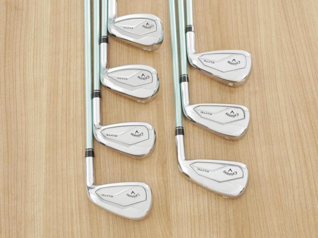 Lady club : All : ชุดเหล็ก Callaway ELYTE Max Fast (ออกปี 2025 ตีง่ายมาก ไกล Japan Spec.) มีเหล็ก 6-Pw,Aw,Sw (7 ชิ้น) ก้านกราไฟต์ UST Mamiya LINQ 40 Flex L (Lady)