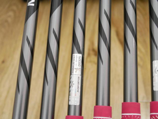 Iron set : Callaway : ชุดเหล็ก Callaway Paradym (รุ่นล่าสุด ออกปี 2023 Japan Spec.) มีเหล็ก 6-Pw,Aw (6 ชิ้น) ก้านกราไฟต์ Fujikura MC 70 Flex R