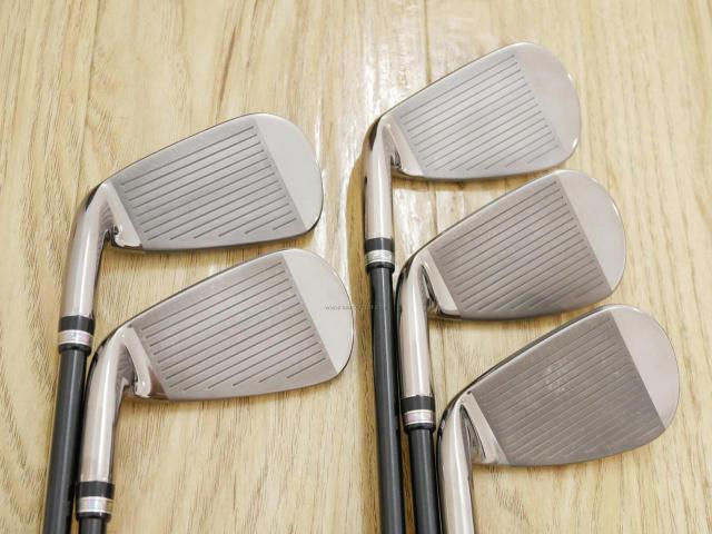 Iron set : Maruman : ชุดเหล็ก Maruman Majesty Royale (รุ่นท๊อปสุด ปี 2022 ของใหม่ 9 หมื่นบาท) มีเหล็ก 7-10,Pw (5 ชิ้น เบอร์ 7 ตีระยะเท่าเบอร์ 6 ของรุ่นอื่น) ก้านกราไฟต์ Flex SR