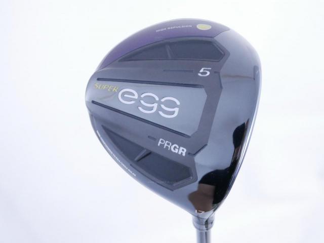 Fairway Wood : PRGR : หัวไม้ 5 PRGR Super Egg (รุ่นปี 2021 หน้าเด้งเกินกฏ COR 0.84 หายากมาก) Loft 17 ก้าน M-35 Flex R2