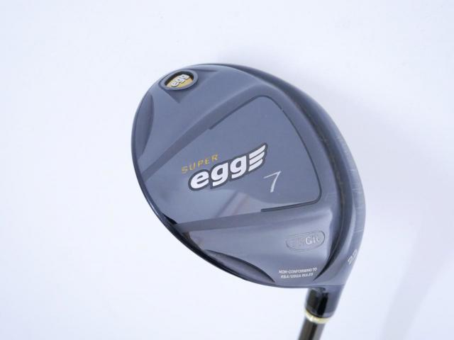 Fairway Wood : PRGR : หัวไม้ 7 PRGR Super Egg (หน้าเด้งเกินกฏ COR 0.84 ออกปี 2018 หายากมาก) Loft 22 Flex R (M-37)