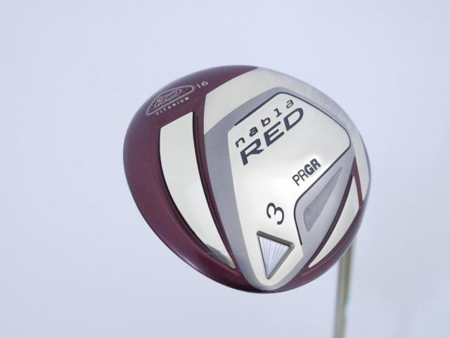 Fairway Wood : PRGR : หัวไม้ 3 PRGR ID Nabla RED Ver II (รุ่นท้อป Titanium) Loft 16 ก้าน M-37 (Flex R)