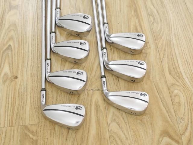 Iron set : PRGR : ชุดเหล็ก PRGR 905 Speed Irons มีเหล็ก 5-Pw,Aw (7 ชิ้น) ก้านเหล็ก NS Pro 950 Flex R