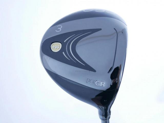 Fairway Wood : PRGR : หัวไม้ 3 PRGR Super Egg (รุ่นล่าสุด ปี 2023 หน้าเด้งเกินกฏ COR 0.84 หายากมาก) Loft 15 ก้าน M-37 Flex R