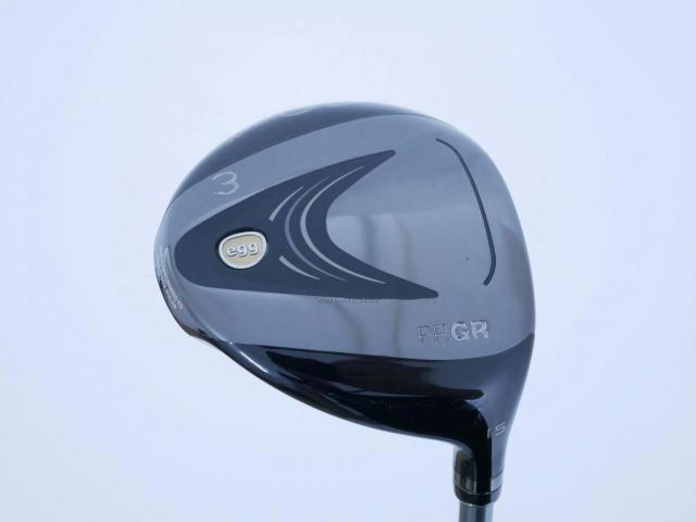 Fairway Wood : PRGR : หัวไม้ 3 PRGR Super Egg (รุ่นล่าสุด ปี 2023 หน้าเด้งเกินกฏ COR 0.84 หายากมาก) Loft 15 ก้าน M-37 Flex R